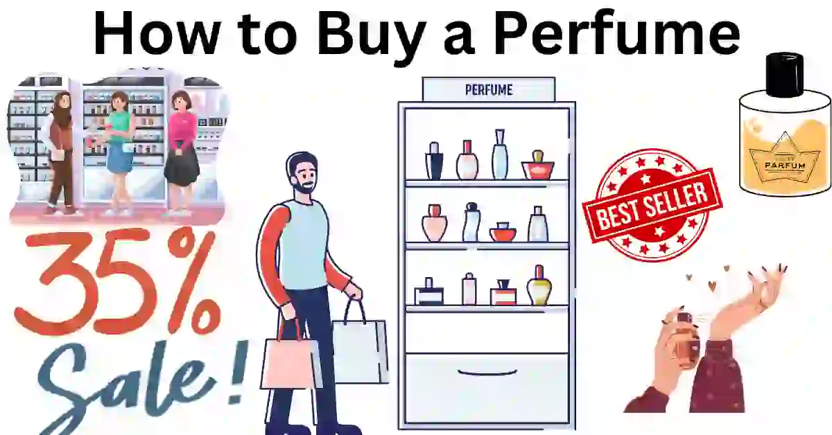 Feature image shows as to how to buy perfume