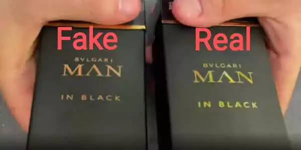 Original vs Fake Bvlgari Man in Black EDP