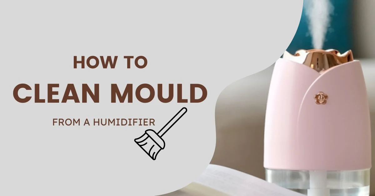 Picture shows as to how to clean mould from a humidifier