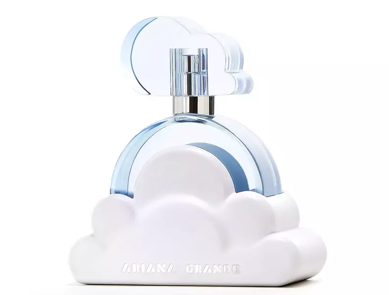 a bottle of ariana grande cloud EDP is shown